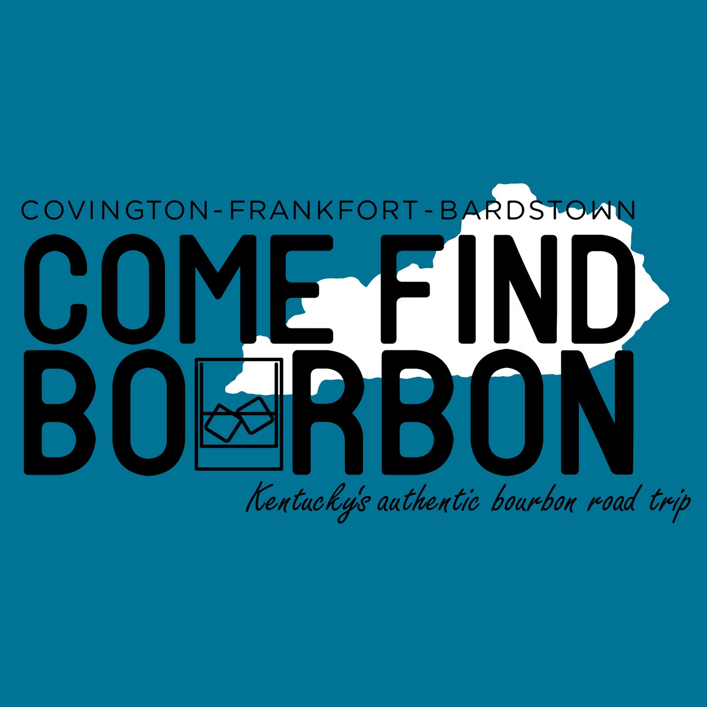 Come Find Bourbon Hooded Sweatshirt - Antique Sapphire